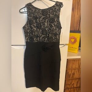 Shelby and Palmer Black Lace Sheath Dress [SIZE 6]